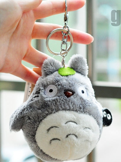 Mini 10cm , my neighbor totoro plush toy  kawaii anime totoro keychain toy , stuffed plush totoro doll