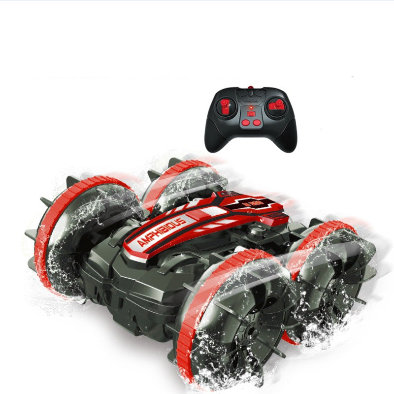 Amphibious Stunt Remote Control Car 2.4G Double-Sided Driving Remote Control Car Rolling And Rotating Off-Road Toy Car