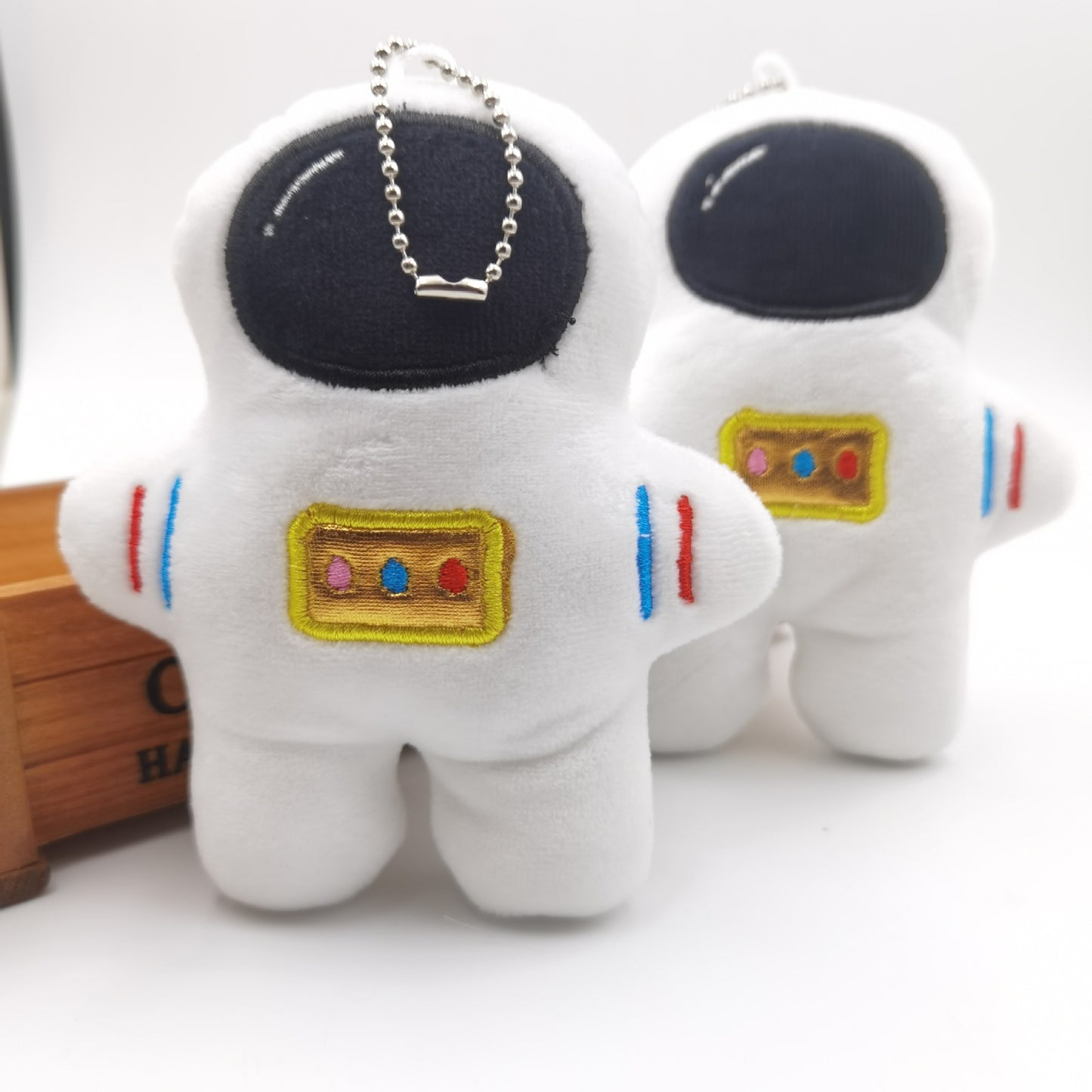 Cartoon Plush Keychain Pendant Astronaut Kindergarten Activity Gift Small Gift Bag Pendant Astronaut