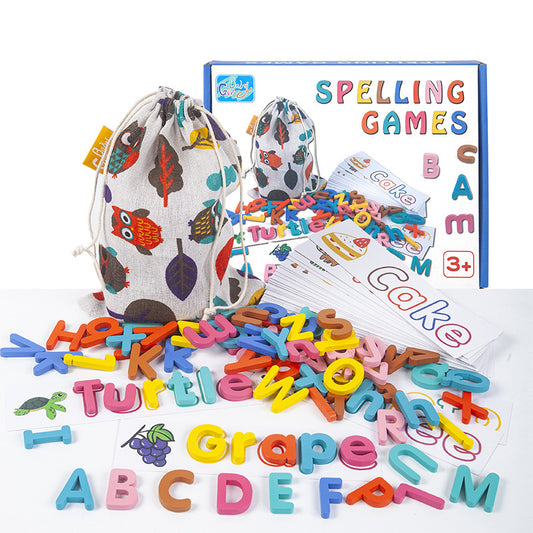 CPC English Letters Spelling Word Game Young Children Early Education Puzzle English Card Matching Toys