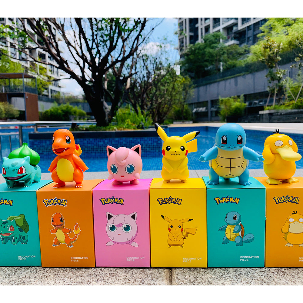 Genuine Pokemon Blind Box Wholesale Pokemon Pokemon Pikachu Anime Hand Ornaments Wonderful Frog Species