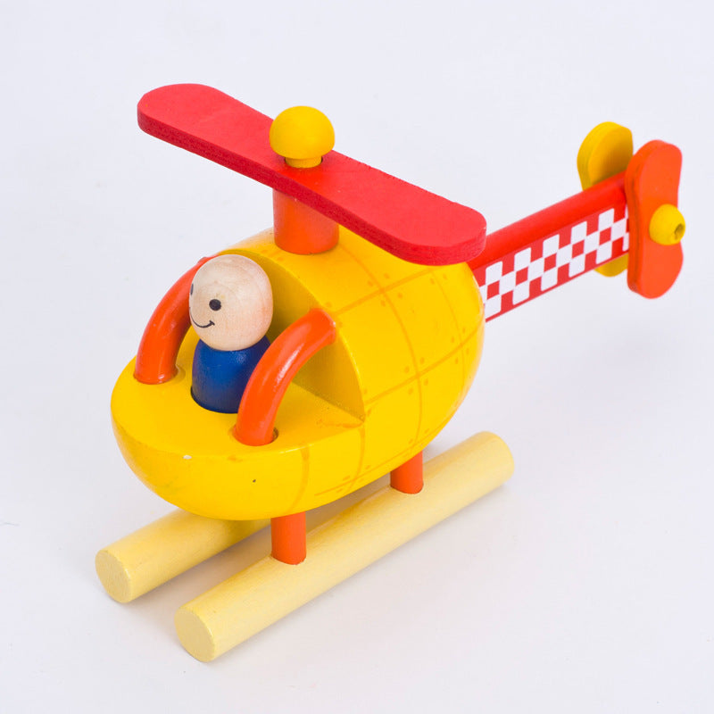 Children's Educational Toys Wooden Disassembly Aircraft Rocket Helicopter Model Magnetic Disassembly Toys