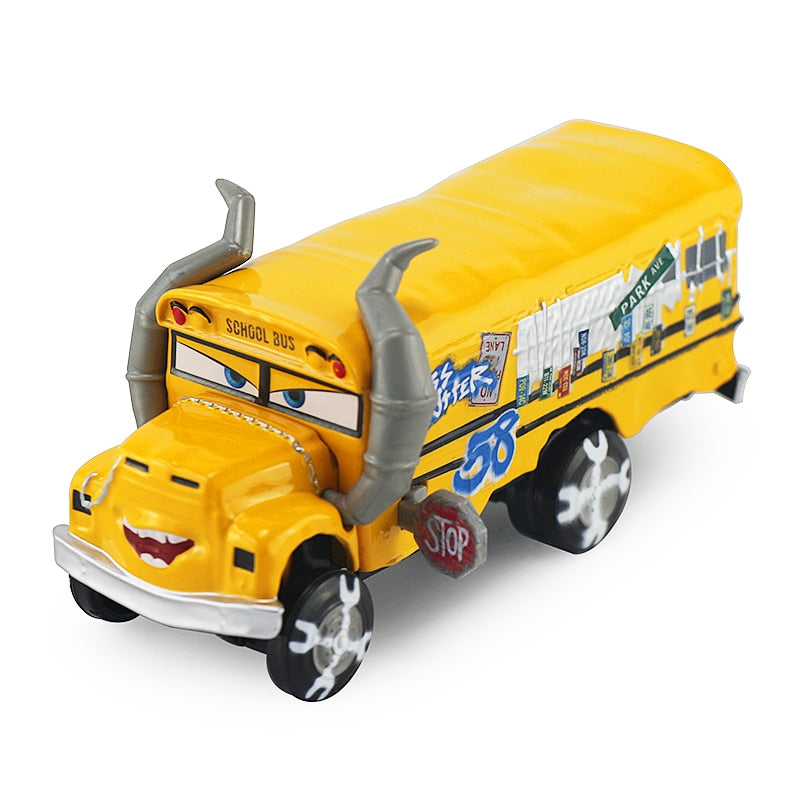 Disney Pixar Cars 3 Oversized Deluxe DieCast Collection Miss Fritter Metal Alloy Model Car Collection Toy Gift for Children