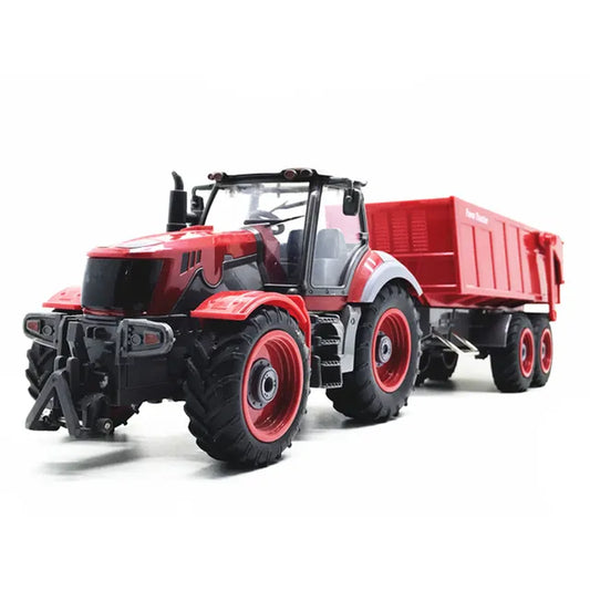 Farmer Tractor car 1:28 2.7MHZ Radio Remot Control Construction RC car Dump truck For Kids birthday Gift Toys