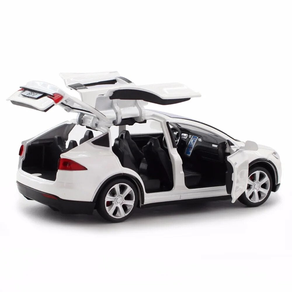 New 1:32 Tesla MODEL X Alloy Car Model Diecasts & Toy Vehicles Toy Cars Free Shipping Kid Toys For Children Gifts Boy Toy